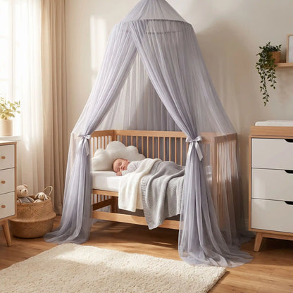 ciel de lit berceau sommeil serein - moustiquaire bébé