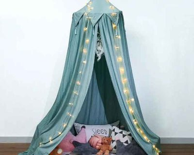 ciel de lit coin magique nuage pomponné