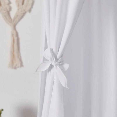 ciel de lit pour fille détail nœud Étoile Filante