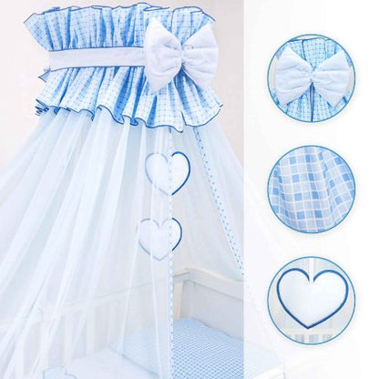 Ciel de lit pour fille léger détail Papillon de Nuit