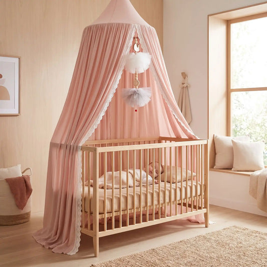 ciel de lit pour fille sommeil paisible dentelle douceur
