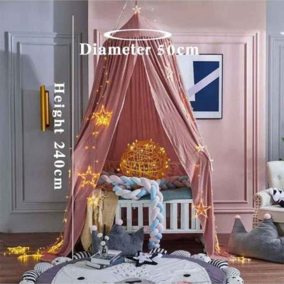 Ciel de lit soyeux raffiné détail BabyCloud