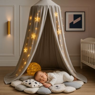 Ciel de lit soyeux sommeil paisible BabyCloud