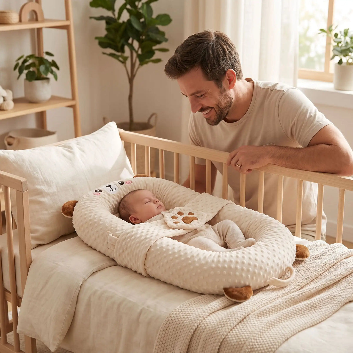 cocon bébé design ours sécurisé niddouceur