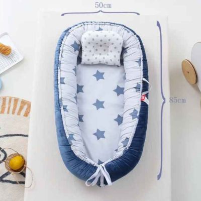 cocon pour bebe confortable BabyNest NidouVelours