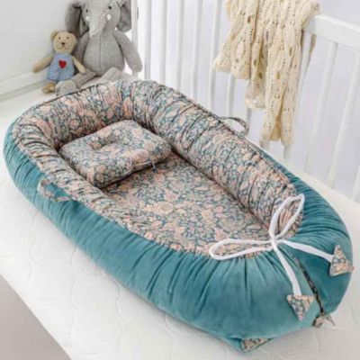 cocon pour bebe velours leger pratique PetitVelours