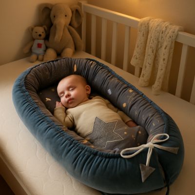 cocon pour bebe velours sommeil profond PetitVelours