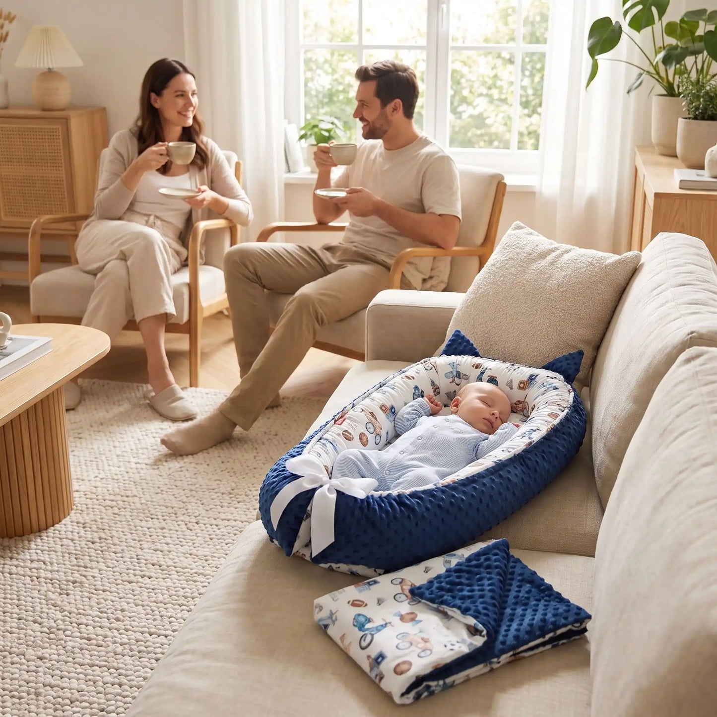 cocon pour lit bebe pratique sécurisé portable double face