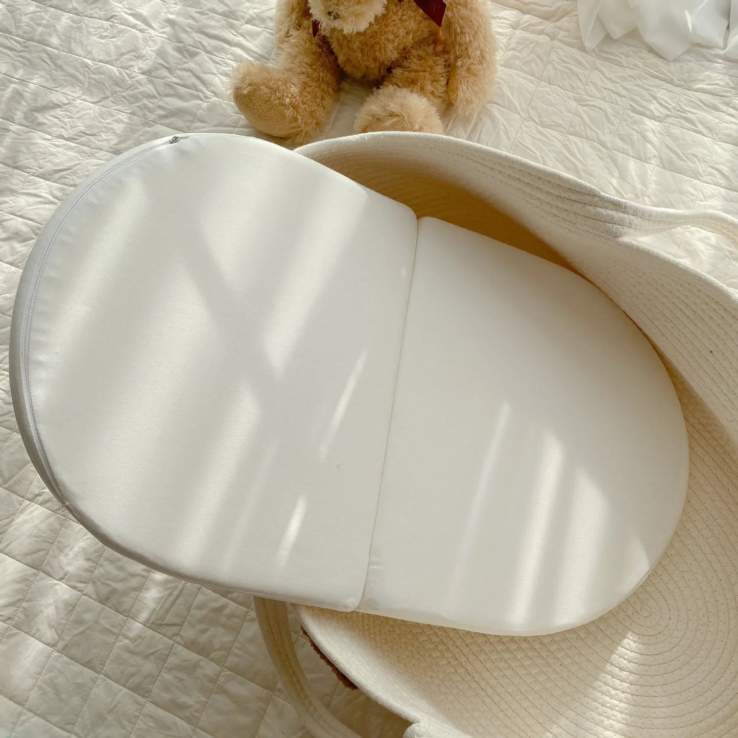 couffin bébé matelas en coton déhoussable cocon nomade