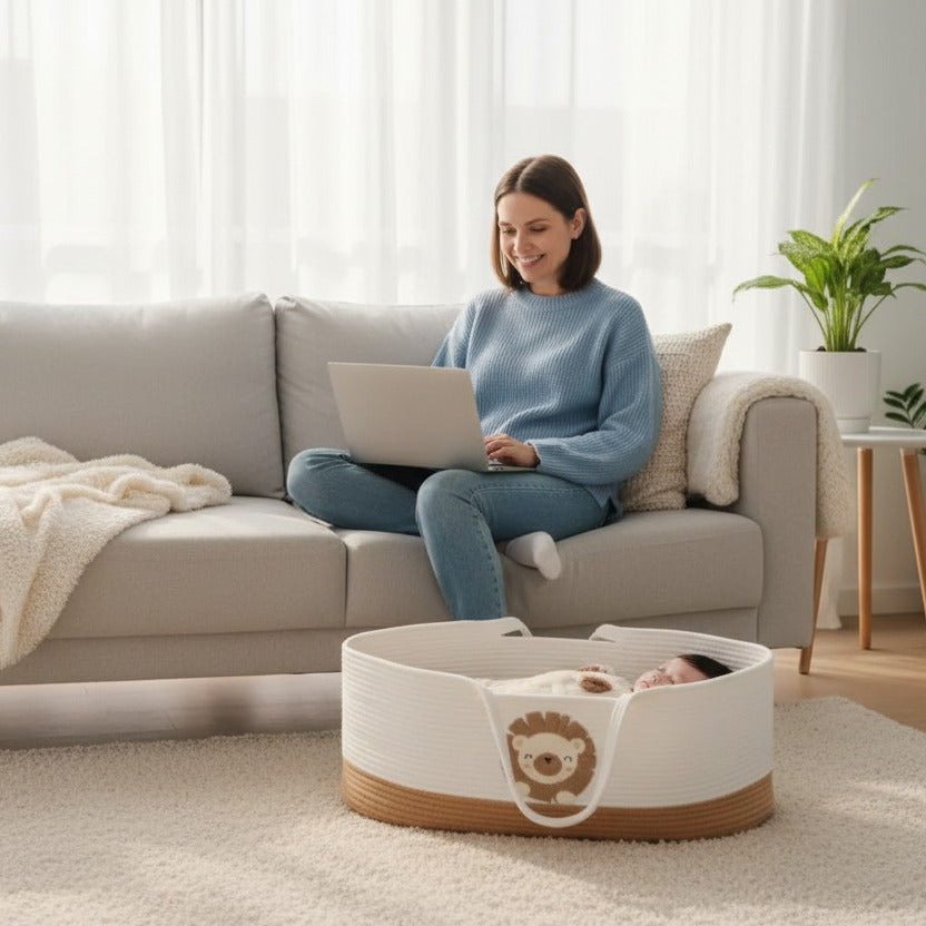 couffin bebe pratique pour parents occupés portable coton