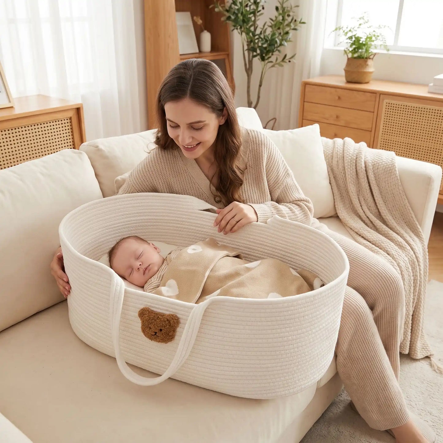 couffin bébé sommeil paisible - cocon nomade