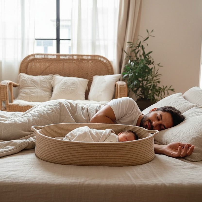 couffin bébé sommeil tranquille pratique coton naturel