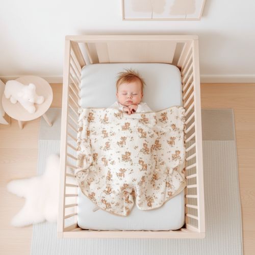 couverture bebe beige sommeil paisible NuitPaisible