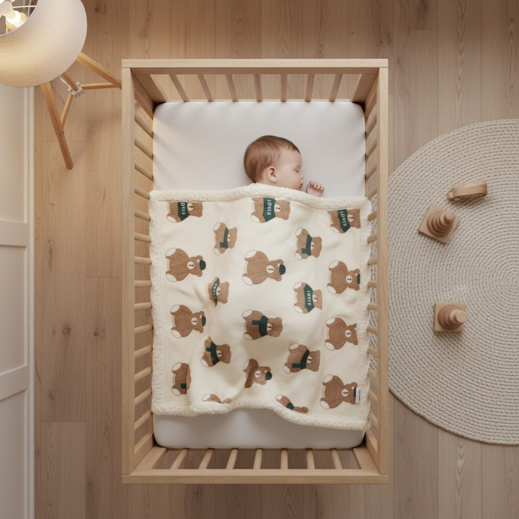couverture bébé chaude sommeil paisible nuage de coton