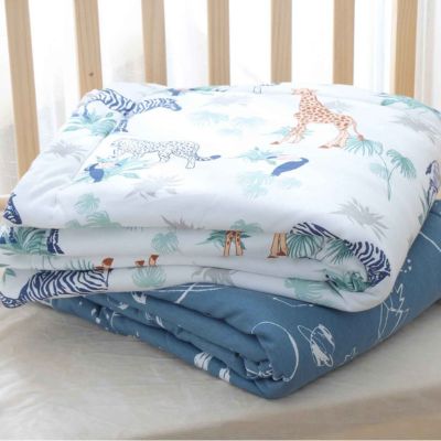 Couverture bebe coton Câlin Réversible