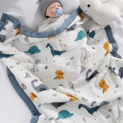 Couverture bébé coton mousseline douce sommeil serein Les Amis de Bébé