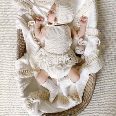 Couverture bebe douce coton sommeil serein COTELA