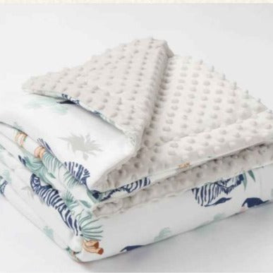 Couverture bebe douce double-face Câlin Réversible