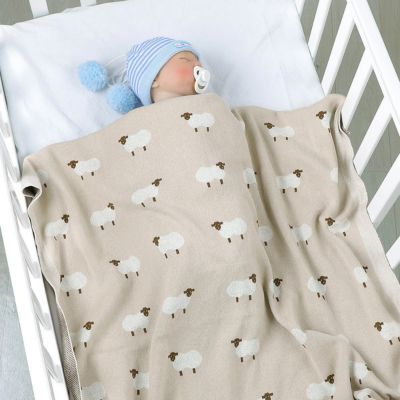 Couverture bébé douce mouton sommeil paisible dans berceau Sheepy