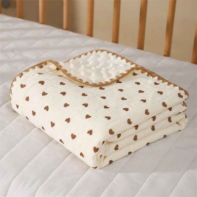 Couverture bébé douce petit cœur SoftBlanket