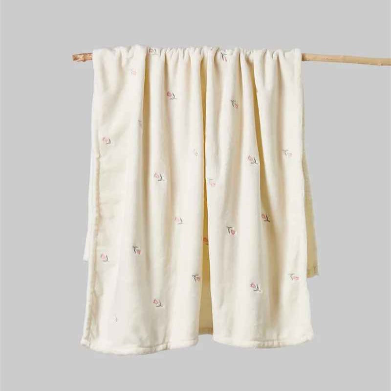 Couverture bébé douce polaire douce moelleuse Douceur Apaisante