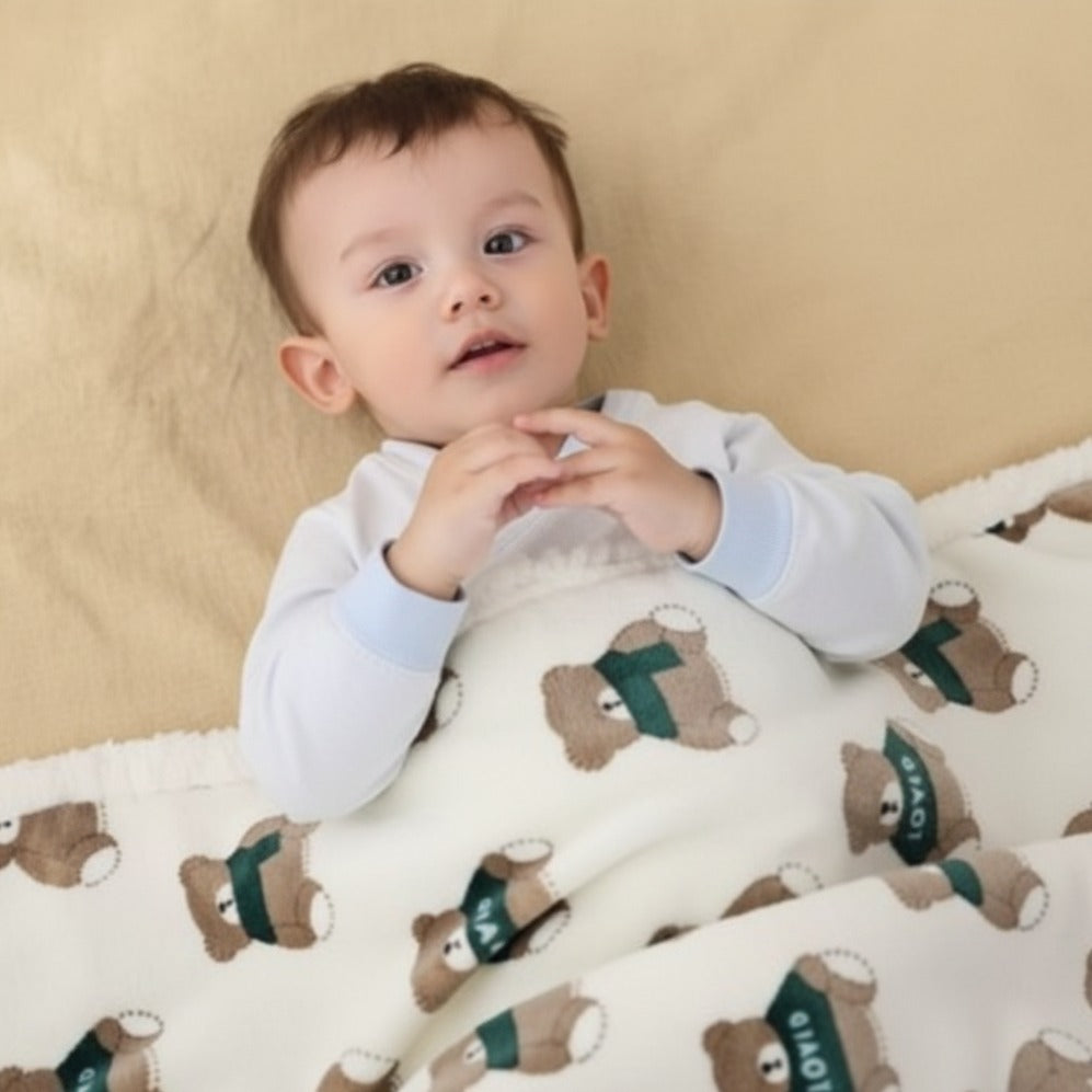 couverture bébé douce rassurante nuage de coton