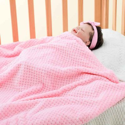 Couverture bébé douce sommeil paisible carreaux d'ananas