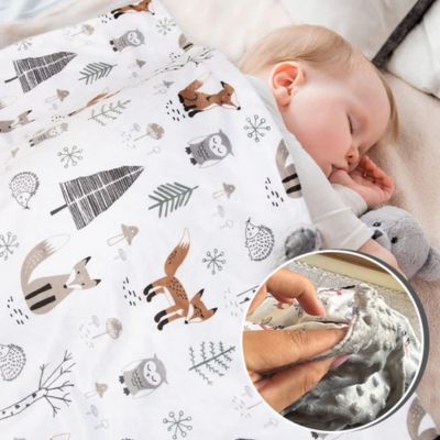 Couverture bébé douce sommeil paisible rêve d'automne