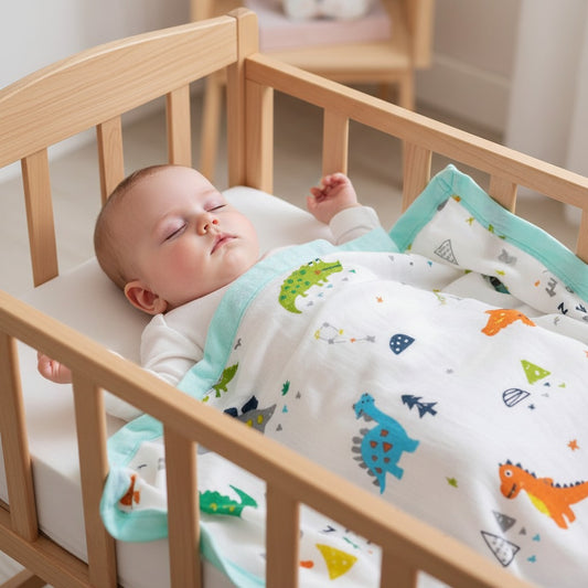 couverture bébé en coton sommeil paisible les amis de bébé