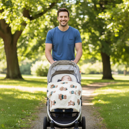 couverture bébé pratique pour sortie - nuage de coton