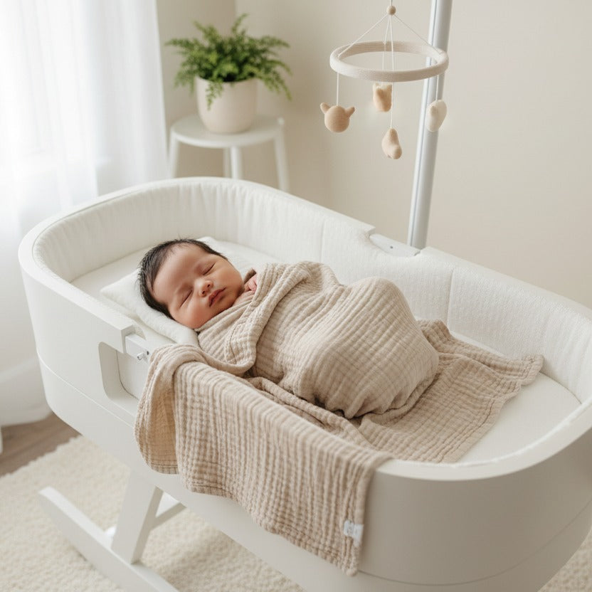 couverture bebe sommeil paisible cocon d'apaisement