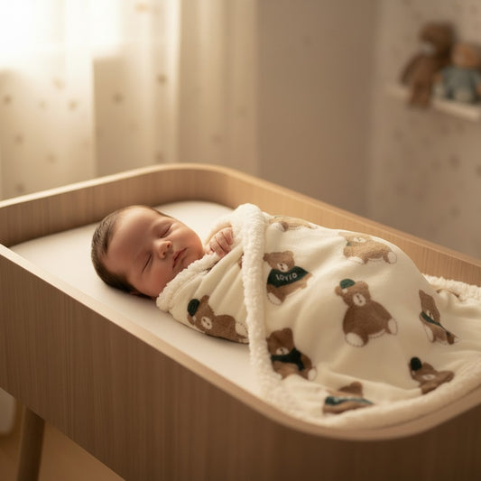 couverture bébé sommeil paisible nuage de coton