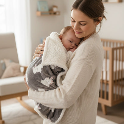 couverture chaude pour bebe pour calins flanelle douce