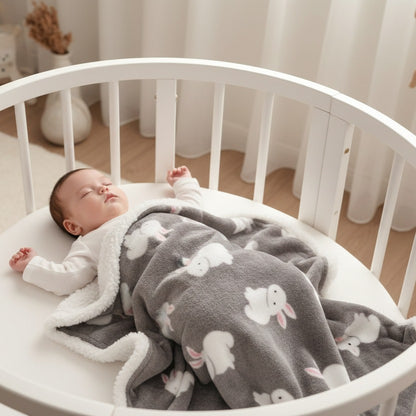 couverture chaude pour bebe sommeil confortable flanelle douce