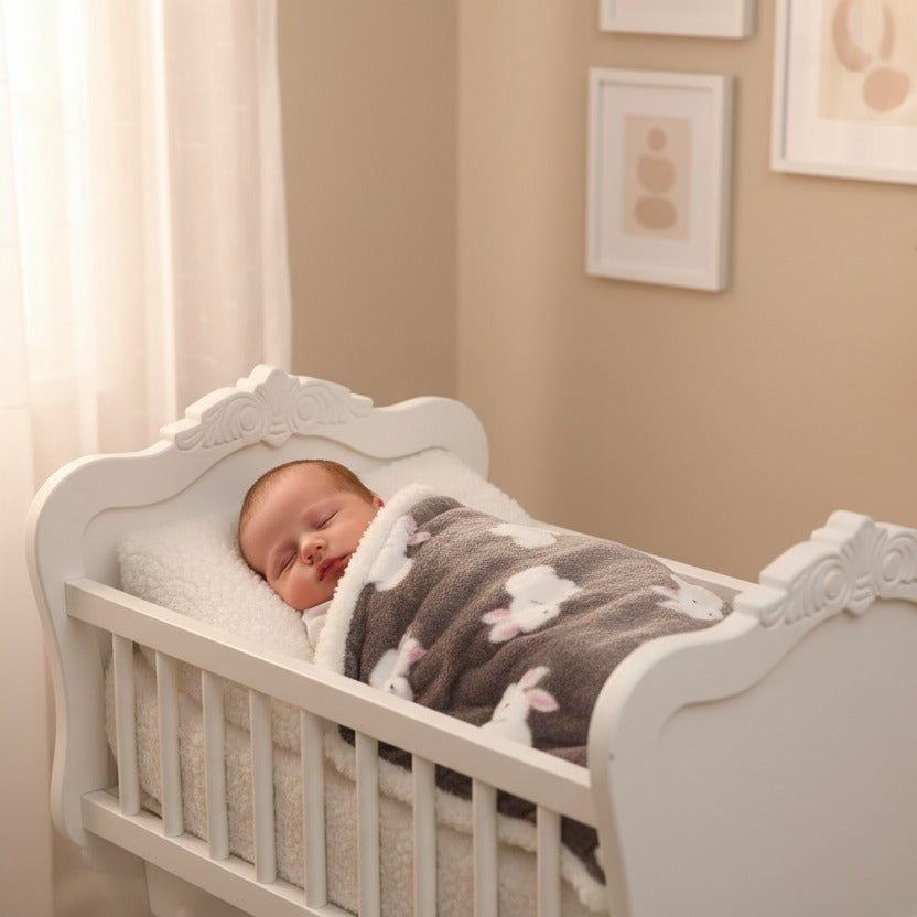 couverture chaude pour bebe sommeil paisible flanelle douce