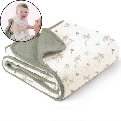 couverture douce bebe verte NuitPaisible