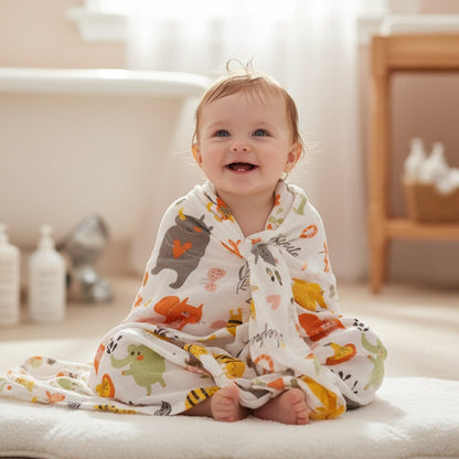 couverture ete pour bebe serviette de bain coton respirant