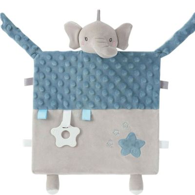 Doudou bebe doux éléphant Câlinou Serviette