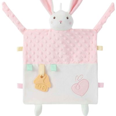 Doudou bebe doux lapin Câlinou Serviette