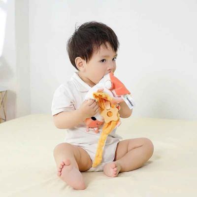 Doudou bebe doux rassurant Câlinou Serviette