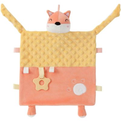 Doudou bebe doux renard Câlinou Serviette