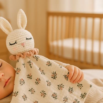 Doudou bebe doux sommeil paisible Lapinou Crochet