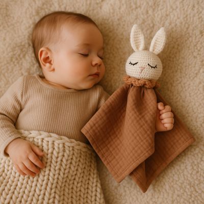 doudou bebe doux sommeil profond Lapinou Crochet