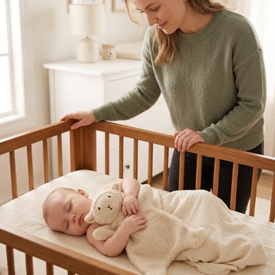 Doudou bebe réconfortant sommeil serein - Agneau Douceur