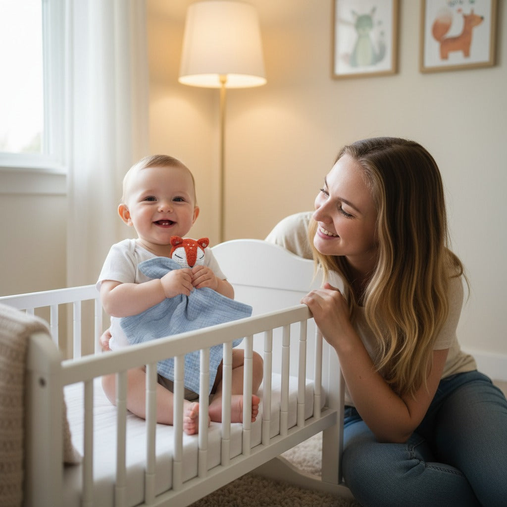 doudou bébé renard cadeau idéal coton apaisant