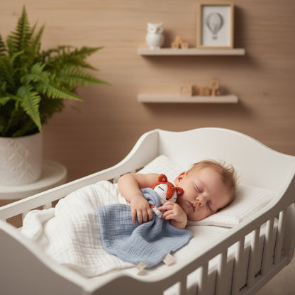 doudou bébé renard sommeil serein coton apaisant