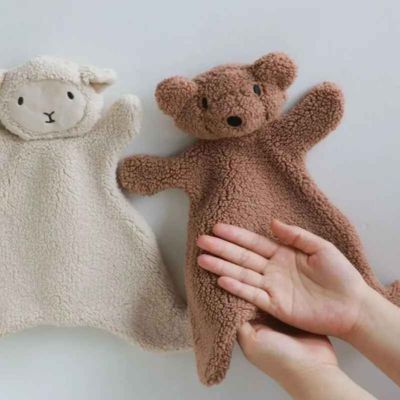 doudou doux moelleux Ourson de Laine