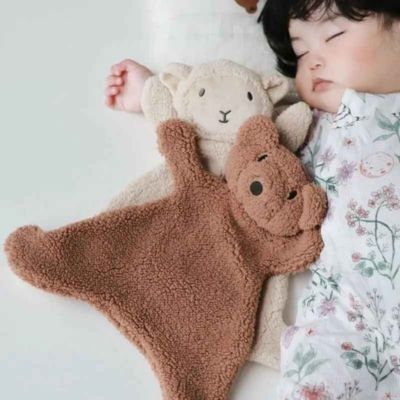 Doudou doux raffiné Ourson de Laine