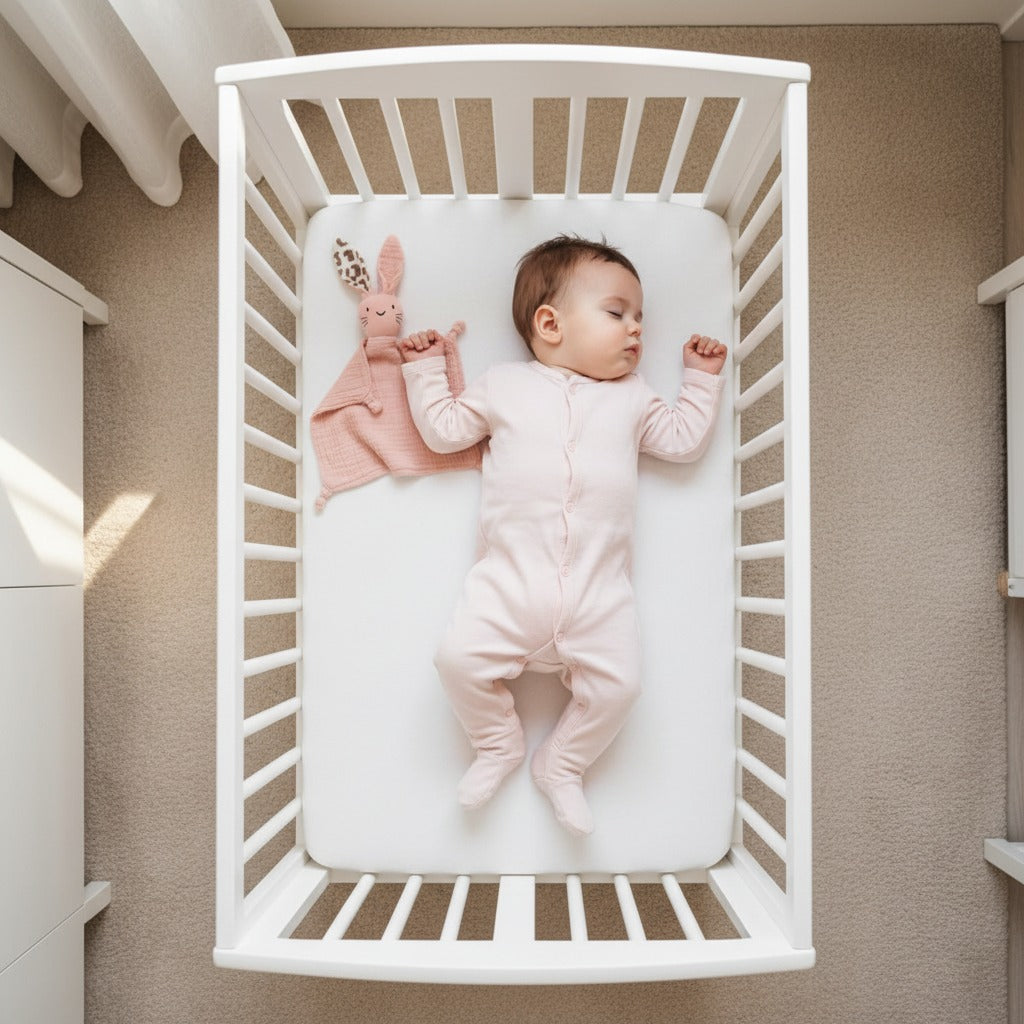 doudou lapin doux coton beige sommeil  paisible LapiLange