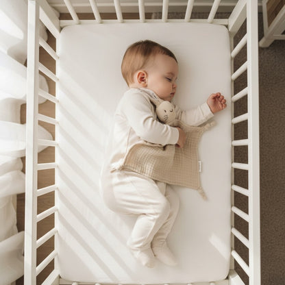 doudou lapin doux coton beige sommeil profond LapiLange